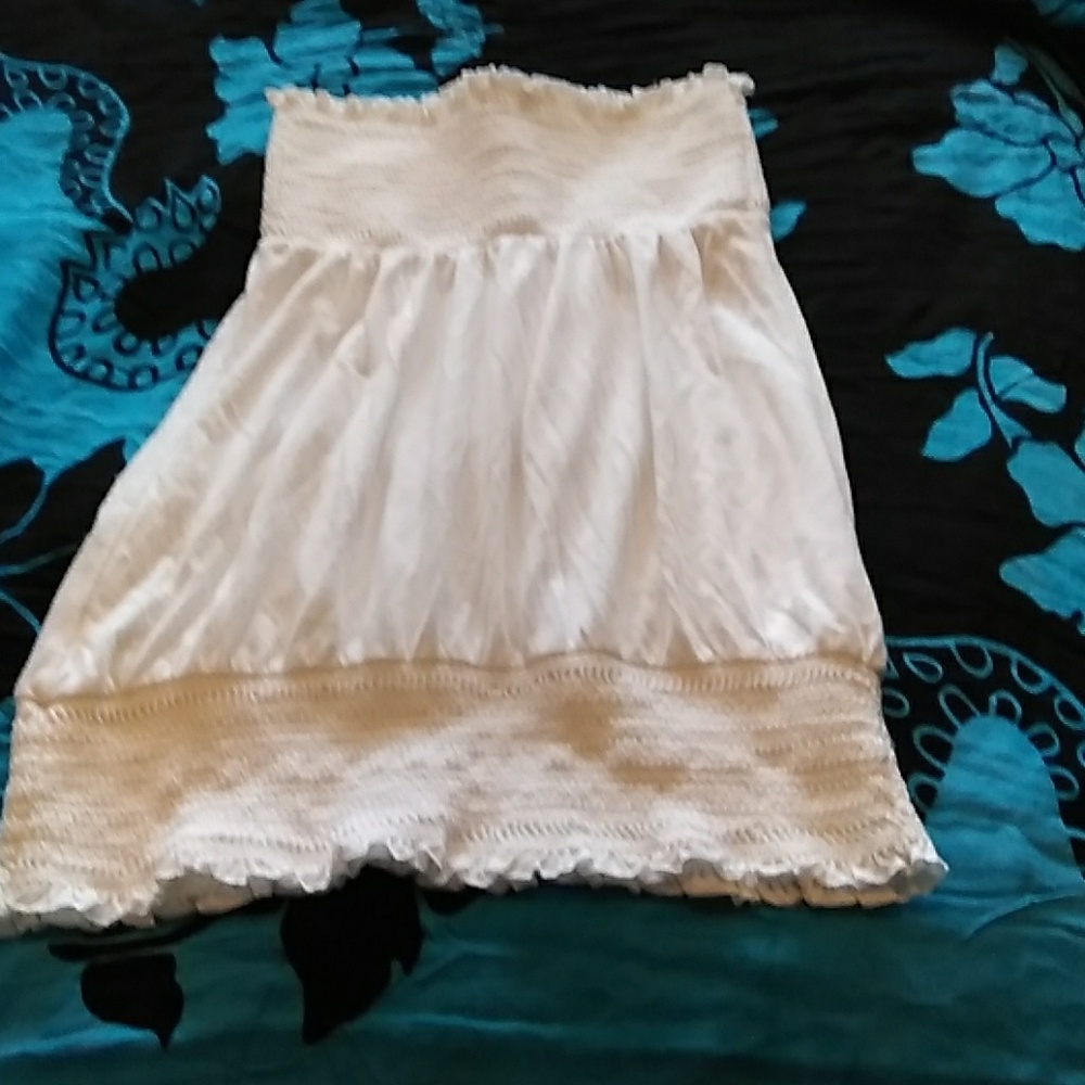 SO White halterneck cover-up, tunic or if daring,